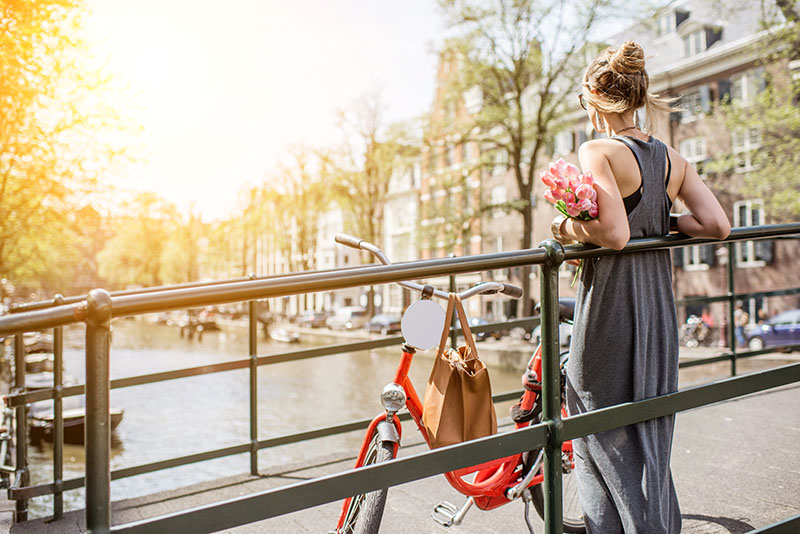 amsterdam et bicyclette