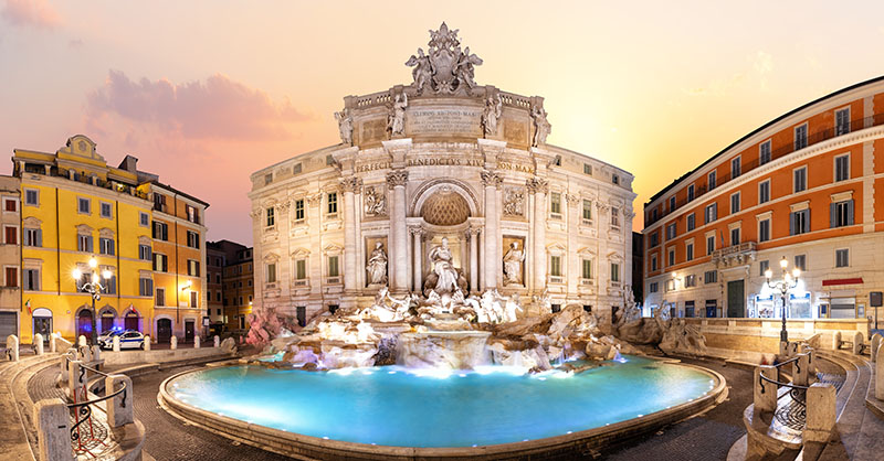 rome fontaine de trevi